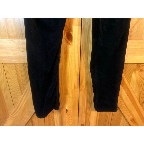 LOFT Black Velvet Modern Skinny Pants - Picture 5 of 8
